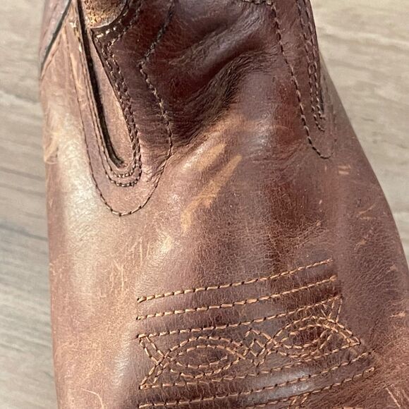 Smoky Mountain Boots Girls 2 Brown Leather Distressed Embroidered Western 3034C - Picture 10 of 16